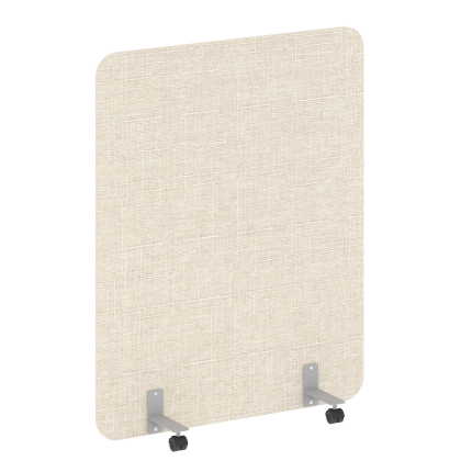 R-line soft Перегородка на металлических опорах, на роликах AP.R-120-150 Romeo 02/Металл Серый 1200*