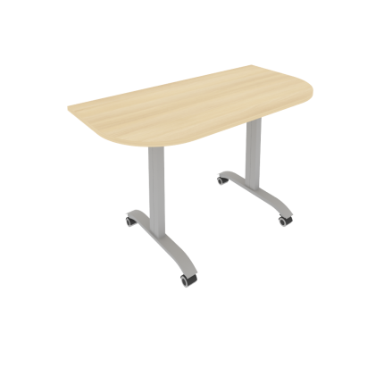 Mobile System Стол складной мобильный СМ-4.1 Акация Лорка/Металл Серый 1300*650*757