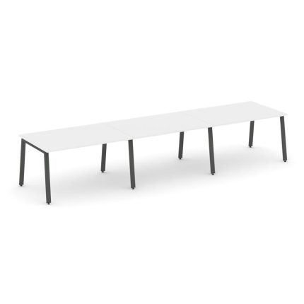 Style Project Стол переговорный SN-6A.SPRG-022.3 Белый/Металл Антрацит 3540*980*750