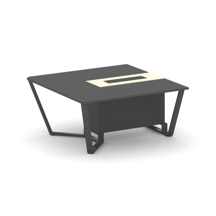 Steel Meet Начальный модуль L=1600 KM-PR.B.SPNW-16 Антрацит/Ваниль Глянец/Металл Антрацит 1600*1600*