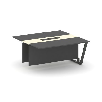 Steel Meet Проходной модуль L=1600 KM-PR.B.SPPW-16 Антрацит/Ваниль Глянец/Металл Антрацит 1600*1600*