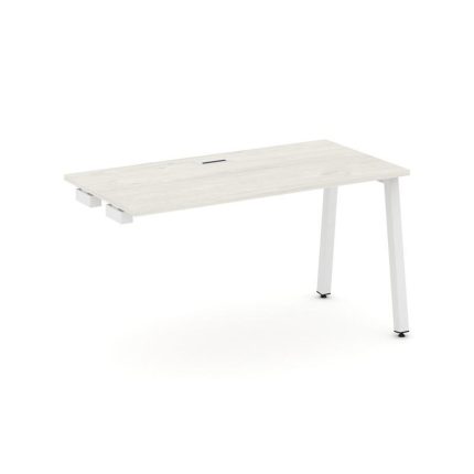 Style Project Стол-приставка к опор. элем. SN-5A.OPRS-023 Дуб Наварра/Металл Белый 1380*800*750