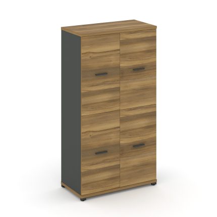 Concept Шкаф 1 широкая секция, 4 ниши CN.STS-412 A Сандал Янтарный/Антрацит/Металл Антрацит 836*420*