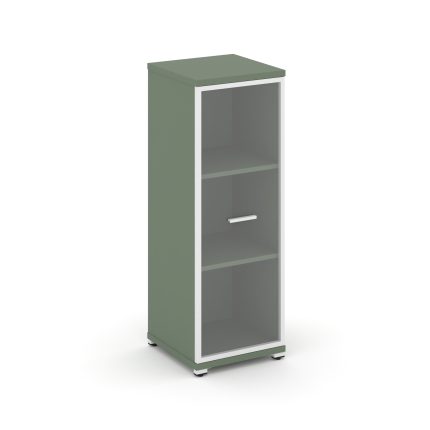 Concept Шкаф 1 узкая секция, 3 ниши CN.STU-316 RPW W Кобо/Металл Белый/Прозрачный 420*420*1186