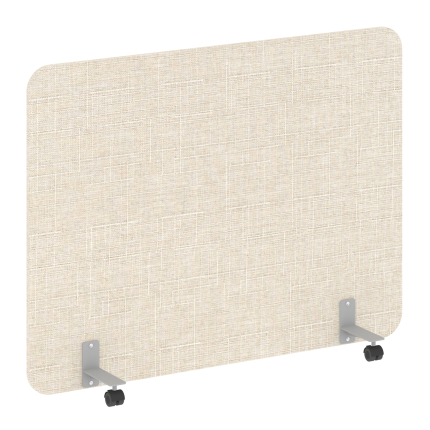 R-line soft Перегородка на металлических опорах, на роликах AP.R-160-120 Romeo 02/Металл Серый 1600*