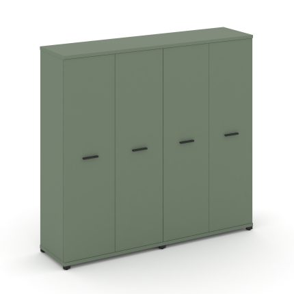 Concept Шкаф 2 широкие секции, 4 ниши CN.STS-426 B Кобо/Металл Черный 1668*420*1554