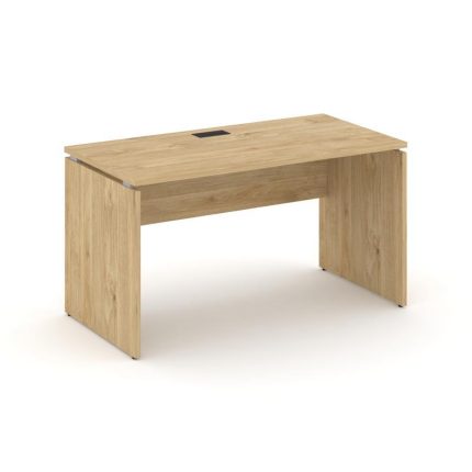 Style Project Стол письменный SN-D.SP-021 Тиквуд Светлый/Черная Заглушка 980*800*750