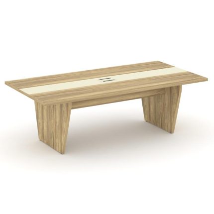 Corner Стол переговорный COR.PRG-24 Гикори Песочный/Ваниль 2400*1200*750