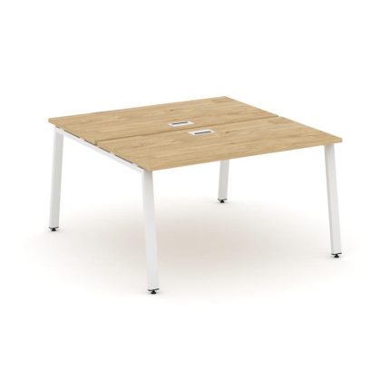 Style Project Рабочая станция 2-х сторон. SN-6A.DRS-014 Тиквуд Светлый/Металл Белый 1580*1432*750