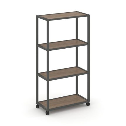 Shelf Mobile Стеллаж 4 уровня 1 секция VR.LT-STK-401.12 Дуб Аризона/Металл Антрацит 1200*400*1523