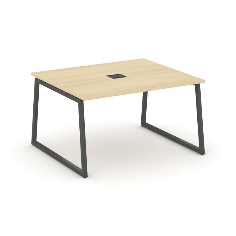 Style Project Стол переговорный SN-4T1.SPRG-034 Акация Лорка/Металл Антрацит/Заглушка Металл Антраци