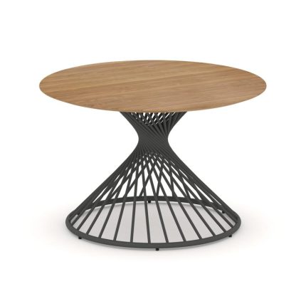 Oak Стол переговорный круглый D=1200мм PR.C.SPRG-003.M Дуб Светлый/Металл Антрацит 1200*1200*750