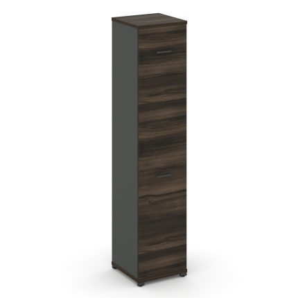 Concept Шкаф 1 узкая секция, 5 ниш CN.STU-517 A Дуб Мали/Антрацит/Металл Антрацит 420*420*1922