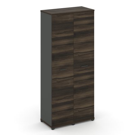 Concept Шкаф 2 узкие секции, 5 ниш CN.STU-528 A Дуб Мали/Антрацит/Металл Антрацит 836*420*1922