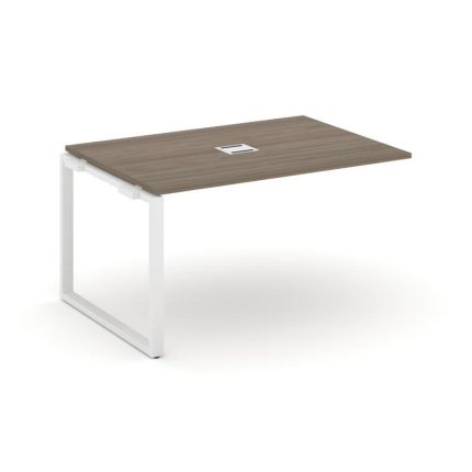 Style Project Проходной наб. элем. перег. стола SN-6O.NSPRG-002 Вяз Благородный/Металл Белый 1180*98