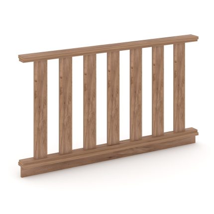 Kodex Барьер для зала суда KD.BZ-15 Дуб Табак 1500*100*850