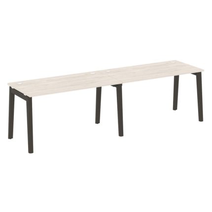 Onix Wood Рабочая станция OW.RS-2.3.7 Денвер Светлый/Дуб Темный/Металл Антрацит 2760*720*750