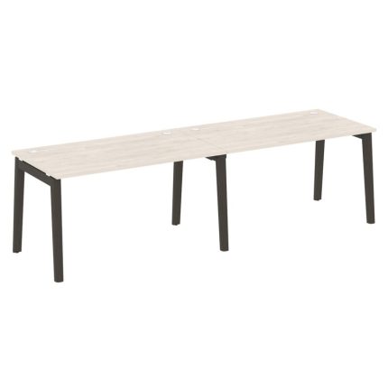 Onix Wood Рабочая станция OW.RS-2.3.8 Денвер Светлый/Дуб Темный/Металл Антрацит 2760*800*750