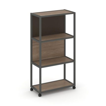 Shelf Mobile Стеллаж 4 уровня 1 секция VR.LT-STK-403.10 Дуб Аризона/Металл Антрацит/W-25 1000*400*15