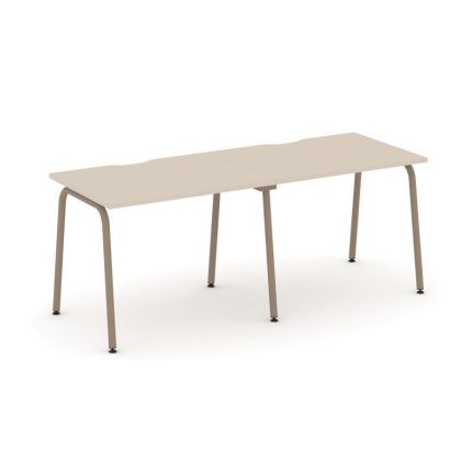 Estetica Рабочая станция 2 места ES.RS-2.1-VK Капучино/Металл Латте 1960*730*750