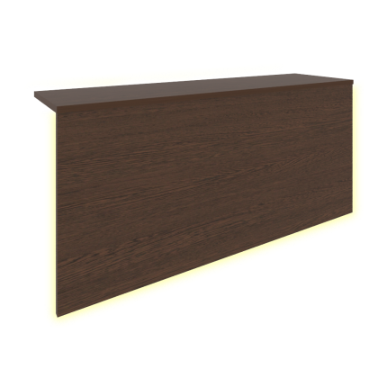 Style Накладка с подсветкой (для Л.МП-5) Л.Н-5С Венге Цаво 1160*321*536