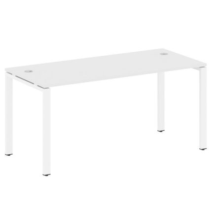Metal System Стол письменный на П-образном м/к БП.СП-4 Белый/Металл Белый 1600*720*750