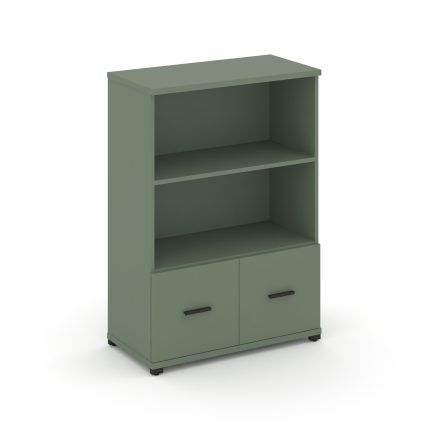 Concept Шкаф 1 широкая секция, 3 ниши CN.STS-311 B Кобо/Металл Черный 836*420*1186