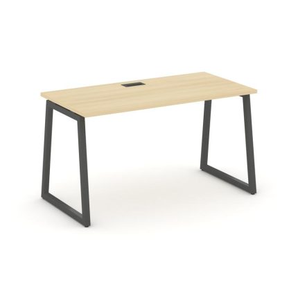 Style Project Стол письменный SN-4T1.SP-015 Акация Лорка/Металл Антрацит/Заглушка Пластик Черный 178