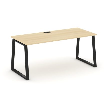 Style Project Direct Стол письменный SN-6T1.SR-025.M Акация Лорка/Металл Черный/Заглушка Металл Черн