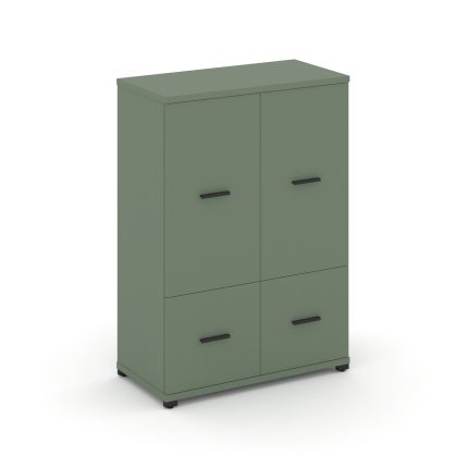 Concept Шкаф 1 широкая секция, 3 ниши CN.STS-312 B Кобо/Металл Черный 836*420*1186