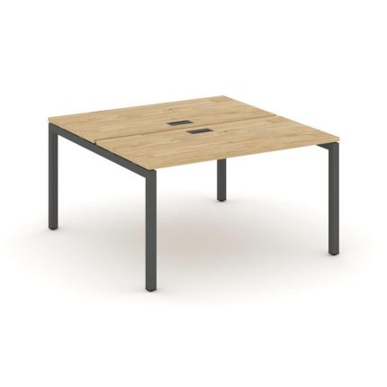 Style Project Рабочая станция 2-х сторон. SN-5P.DRS-024 Тиквуд Светлый/Металл Антрацит 1580*1632*750