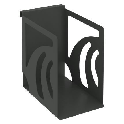 Навесной лоток для папок широкий MAN-12 Металл Антрацит 160*263*250