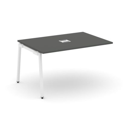 Style Project Проходной наб. элем. перег. стола SN-4A.NSPRG-004 Антрацит/Металл Белый 1580*980*750