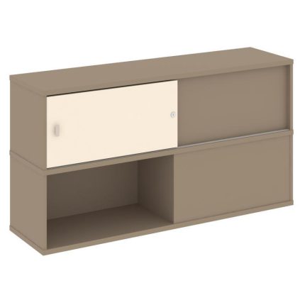 Estetica Надставка на 2 тумбы высокая ES.NV-6.2 Латте/Сатин 1500*410*795