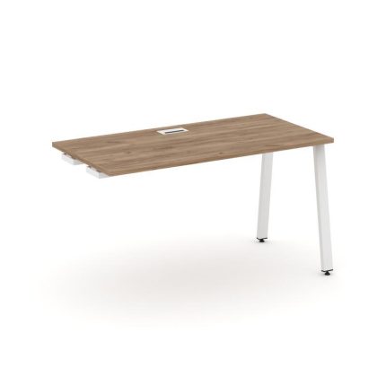 Style Project Стол-приставка к опор. элем. SN-6A.OPRS-014 Дуб Табак/Металл Белый 1580*700*750