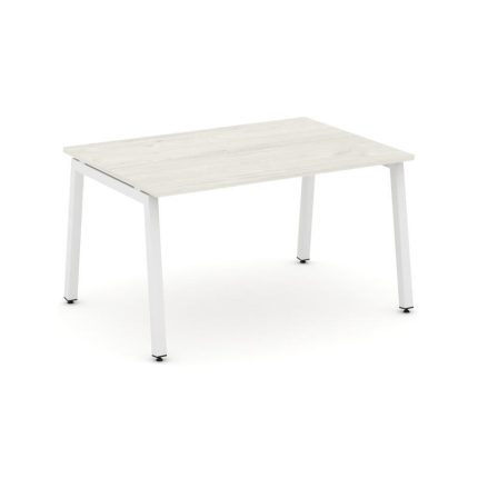 Style Project Стол переговорный SN-5A.SPRG-002.3 Дуб Наварра/Металл Белый 1180*980*750