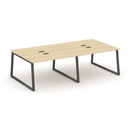 Style Project Рабочая станция 2-х сторон. SN-6T1.DRS-034 Акация Лорка/Металл Антрацит/Заглушка Пласт