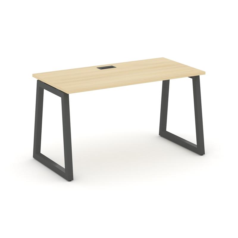 Style Project Стол письменный SN-5T1.SP-005 Акация Лорка/Металл Антрацит/Заглушка Пластик Черный 178