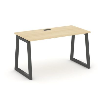 Style Project Стол письменный SN-5T1.SP-003 Акация Лорка/Металл Антрацит/Заглушка Пластик Черный 138