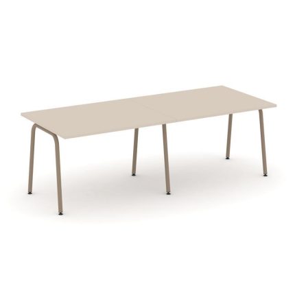 Estetica Стол переговорный ES.PRG-2.2-K Капучино/Металл Латте 2360*980*750