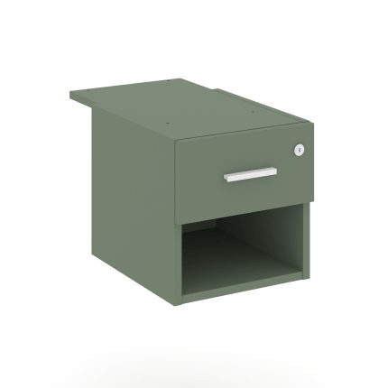 Concept Тумба с открытой нишей и 1 ящ. CN.PT-005 W Кобо 347*573*336