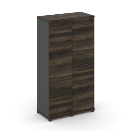 Concept Шкаф 2 узкие секции, 4 ниши CN.STU-426 A Дуб Мали/Антрацит/Металл Антрацит 836*420*1554