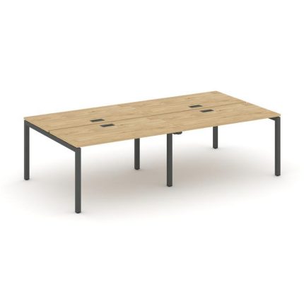 Style Project Рабочая станция 2-х сторон. SN-5P.DRS-052 Тиквуд Светлый/Металл Антрацит 2360*1632*750