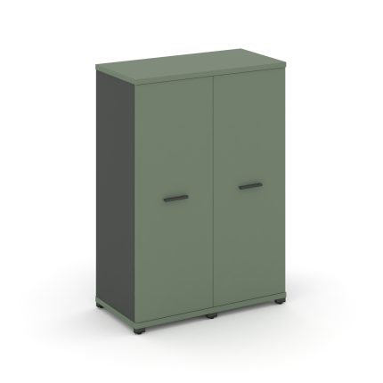 Concept Шкаф 2 узкие секции, 3 ниши CN.STU-326 A Кобо/Антрацит/Металл Антрацит 836*420*1186