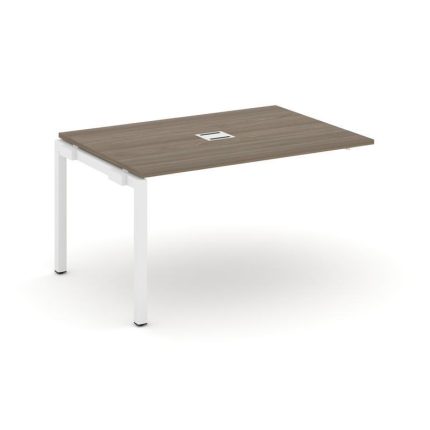 Style Project Проходной наб. элем. перег. стола SN-5P.NSPRG-002 Вяз Благородный/Металл Белый 1180*98