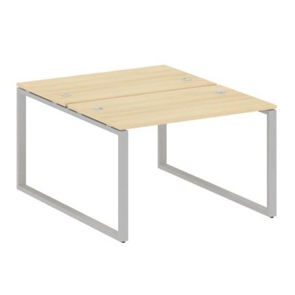 Metal System Рабочая станция на О-образном м/к БО.РАС-СП-2.2 Акация Лорка/Металл Серый 1200*1475*750