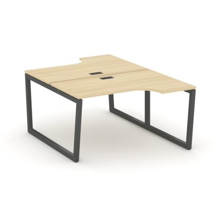 Style Project Рабочая станция эргоном. SN-5T2.DRPA-021 Акация Лорка/Металл Антрацит/Заглушка Пластик