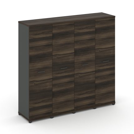 Concept Шкаф 4 узкие секции, 4 ниши CN.STU-446 A Дуб Мали/Антрацит/Металл Антрацит 1668*420*1554