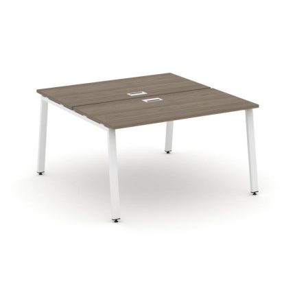 Style Project Рабочая станция 2-х сторон. SN-6A.DRS-024 Вяз Благородный/Металл Белый 1580*1632*750