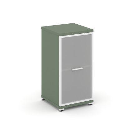 Concept Шкаф 1 узкая секция, 2 ниши CN.STU-213 RMW W Кобо/Металл Белый/Сатин 420*420*818